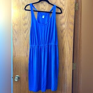 Old Navy Royal Blue Halter Dress Large